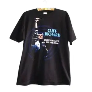 Vintage Cliff Richard T-Shirt, Retro 90s Music Tee, Collectible Rock Memorabilia, Perfect Gift for Fans, Classic Pop singer