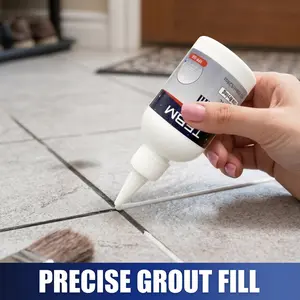 Quick-Drying Tile Grout Sealer, Waterproof and Stain-Resistant Caulk, Caulking for RV and Home, Sealant for Long-Lasting Kitchen and Bathroom Repairs