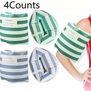 Inflatable Round Water Sleeve, 4 Counts/set Safety Swimming Arm Circle, Water Sports Equipment for Adults