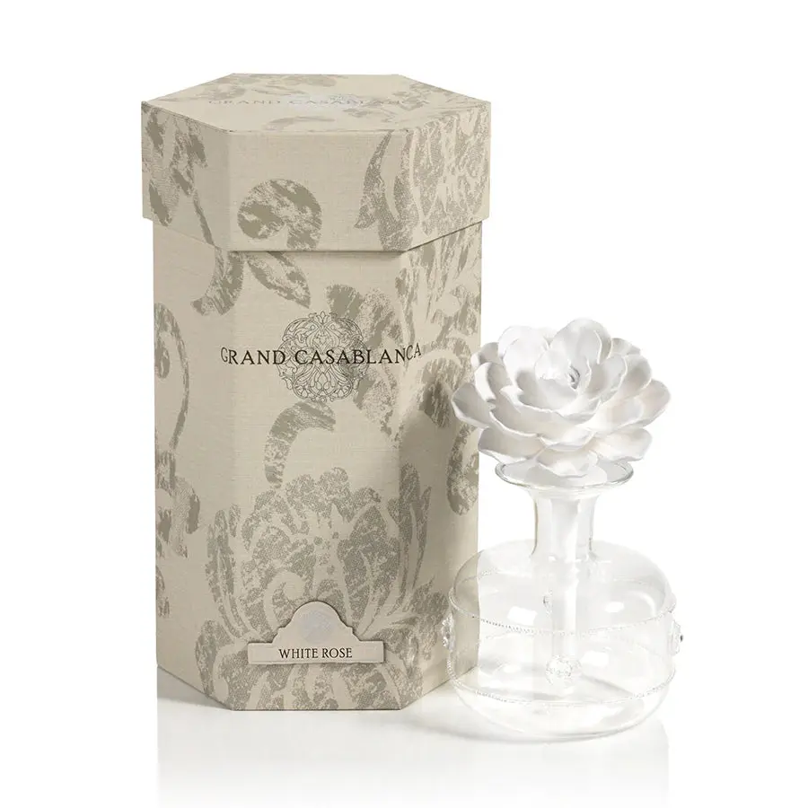 White Rose Grand Casablanca Porcelain Diffuser
