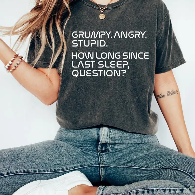 Grumpy Rocky Quote Comfort T-Shirt, Project Hail Mary Rocky Inspired Sci Fi Shirt, Bookish Sci Fi Fan Gift