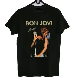 B.o.n Jo.vi T shirt Black Unisex T-Shirt Gift For Fan