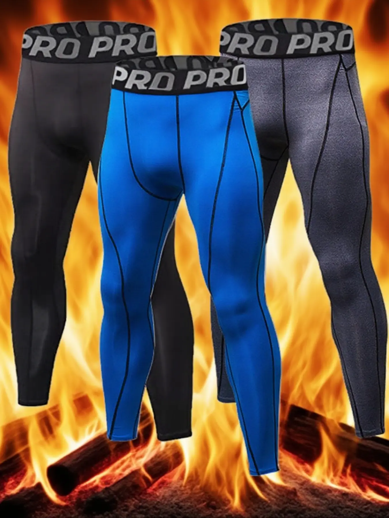 Men's Letter Tape Compression Shapewear Leggings, Casual High Stretch Breathable Comfy Shapewear Pants, Men's Shapewear Bottoms, Sports Leggings