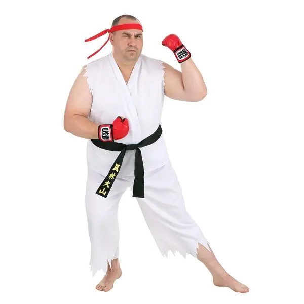 Plus Size Street Fighter Ryu Men's Costume