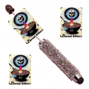 10pcs Halloween New Silicone Beads "THE CEREAL KILLER" Decorative Beads DIY Keychain, Bracelet,Necklace Ornament,Pen Accessories, Silicone Bead Bracelet, Ballpoint Pen Making Silicone, Bead Keychain, Rustic Bead Design, Durable Silicone Bead Bead Material