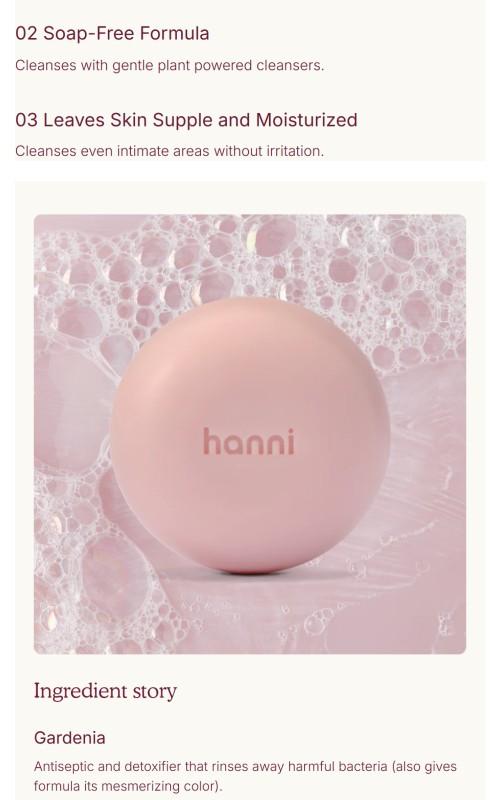[Hanni Official] Cocoon Cleanse Solid Body Serum Cleanser with Shea Butter | 4-in-1 Soap-Free Formula for Sensitive Skin | Shea Butter Hydrating Repair Bar