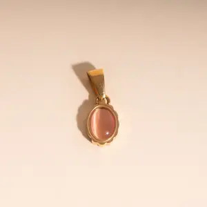 Haze Oval Necklace Charm