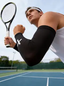 Cross Pattern Ice Silk Sun Protection Sleeve Covers, Breathable UV Blocking Arm Guards, Ideal for Cycling and Driving