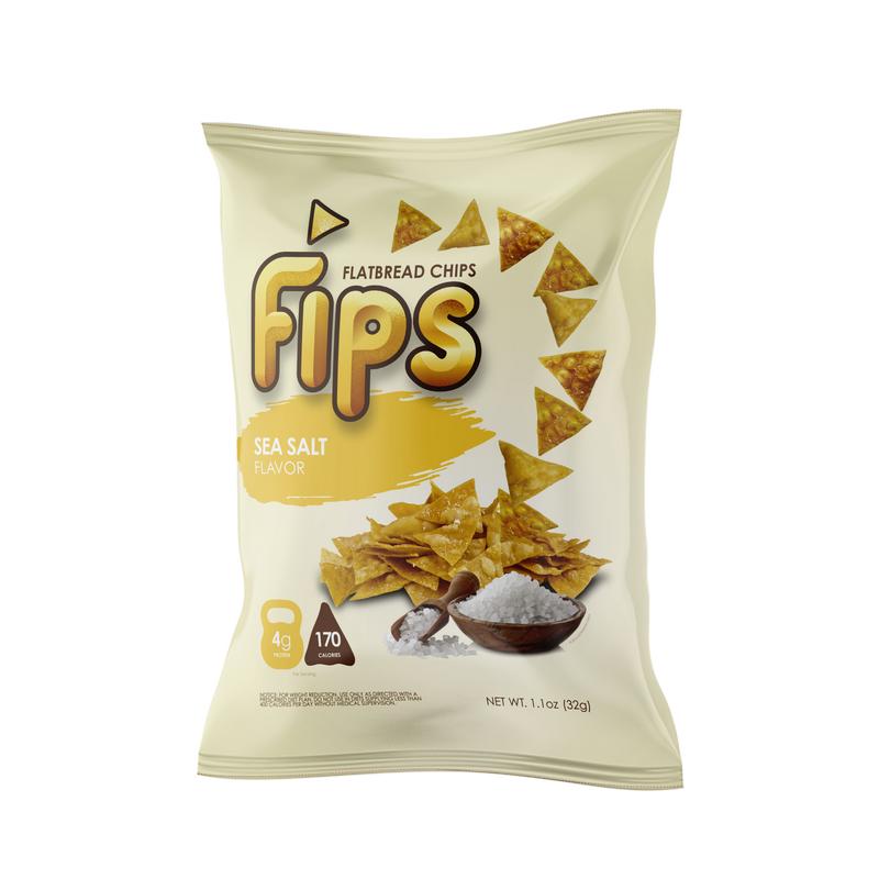 Cut Da Carb FIPS CHIPS 4-Pack Sample - Light Crispy Flatbread Chips in 4 Flavors - Perfect for On-the-Go Snacking