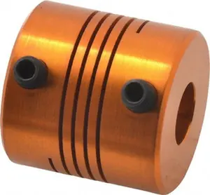 Lovejoy Flexible Screw Hub Coupling - Anodized Aluminum Flexible Hub, Max Bore 3/8", 1" OD, 1" OAL, Part No. 68514456638
