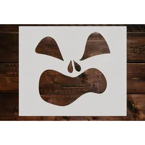 Pumpkin Face Stencil - Art and Wall Stencil
