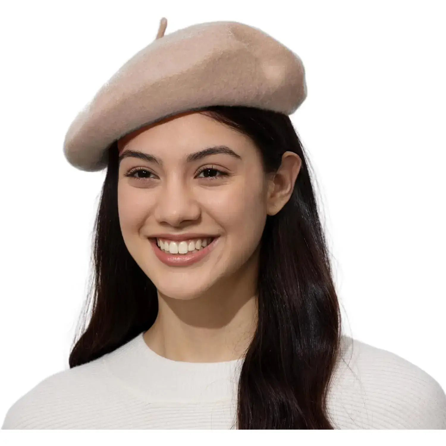 1416 Xl Classic Wool Wine Red Beret Hats For Women Man Painter Hat French Toptie Classic 80% Wool French Beret Artist Hat for Women  main image 3