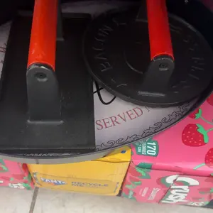 vivicreate Cast Iron Bacon Press for Griddle - Heavy Duty Smash Burger Press, Grill Press with Ergonomic Wooden Handle, Meat Press for Flat Top Grill, Ideal for Burgers, Bacon, and Steaks 2 pcs Kitchen Utensils Cooking Steel