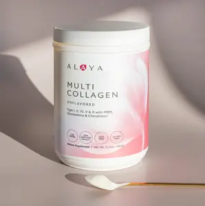 Multi Collagen - Alaya Naturals - Powered by five types of collagen peptides (Types I, II, III, V & X) (384g)