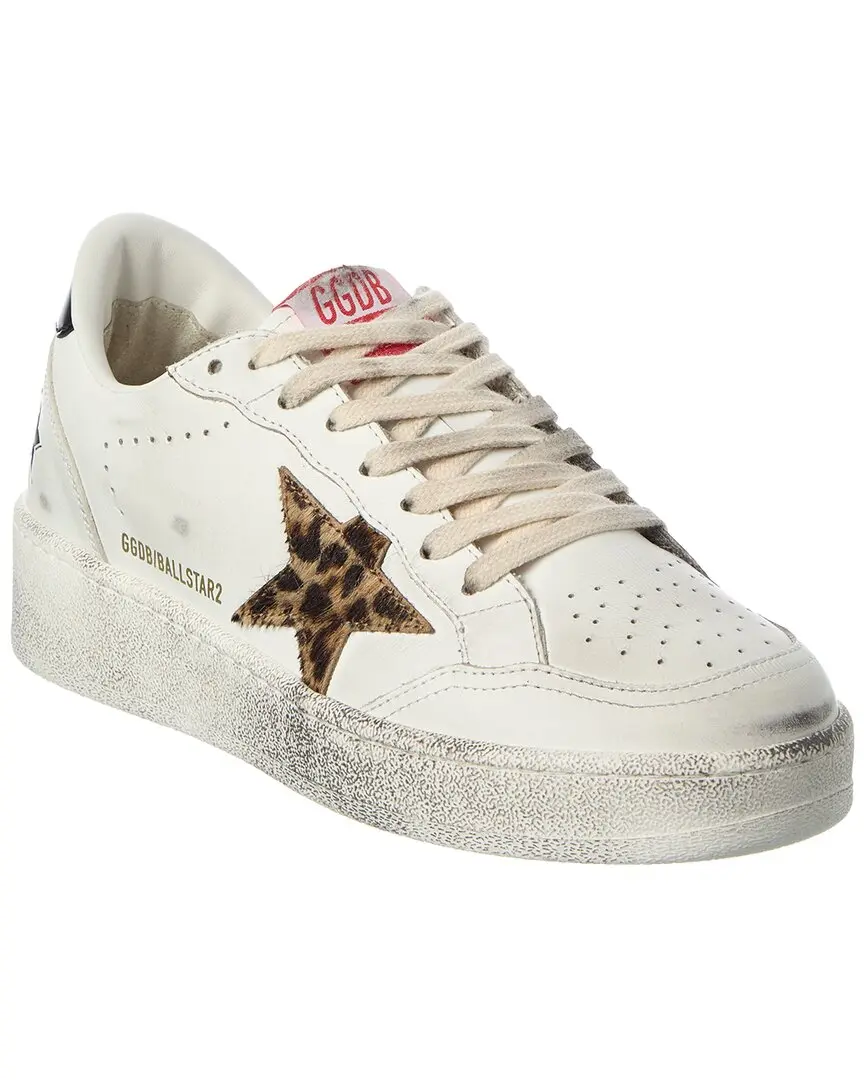 Golden Goose Ballstar 2 Leather Platform Sneaker