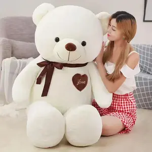 Cute Bear Plush Toys Soft Stuffed Doll Animal Size 55cm Bear Plush Toy Dolls Valentine's Day Birthday Gifts for Girl Friend