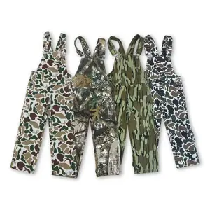 toddler boy denim overalls boy camo jumpsuit hunting clothes camouflage clothing