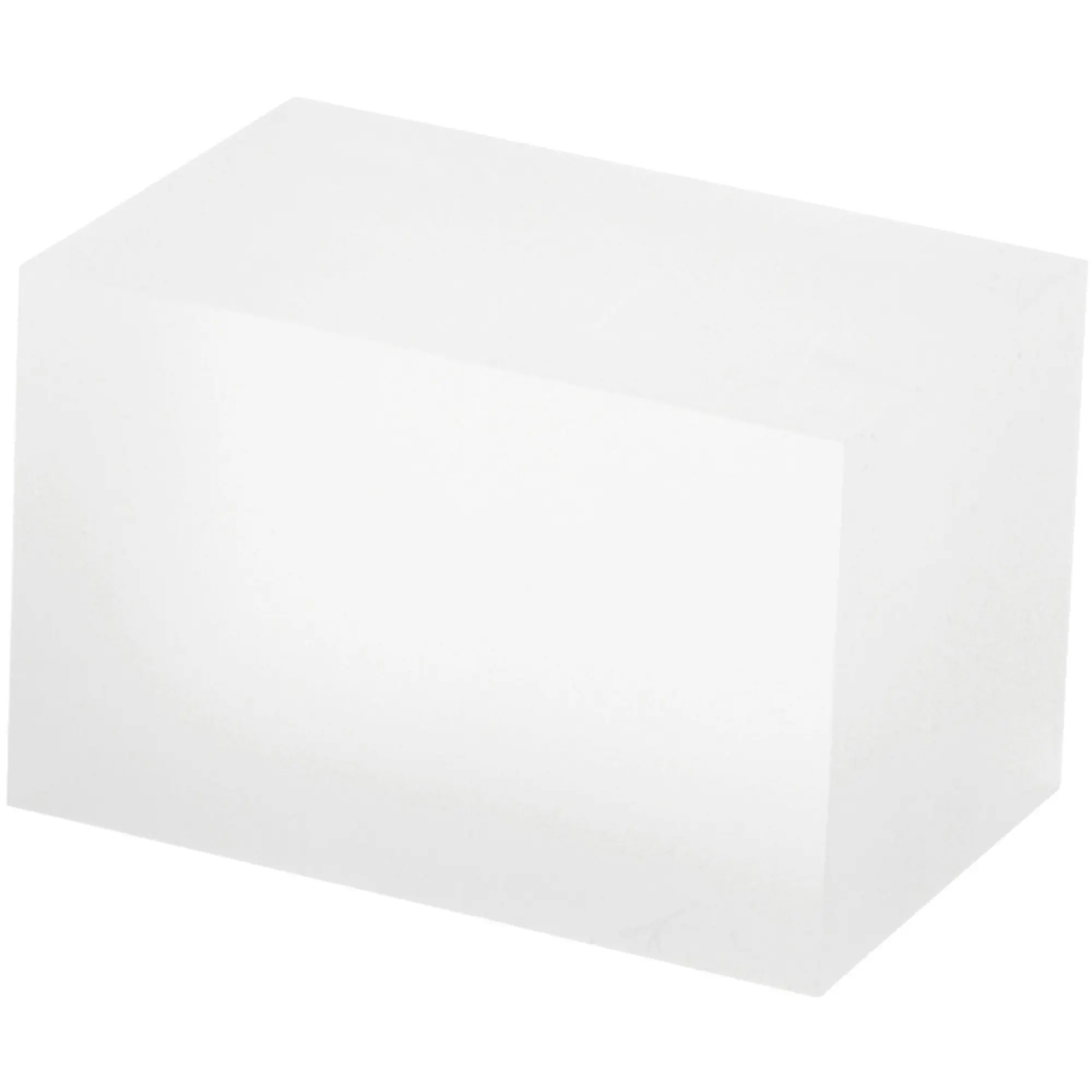 Plymor Frosted Acrylic Square Display Block