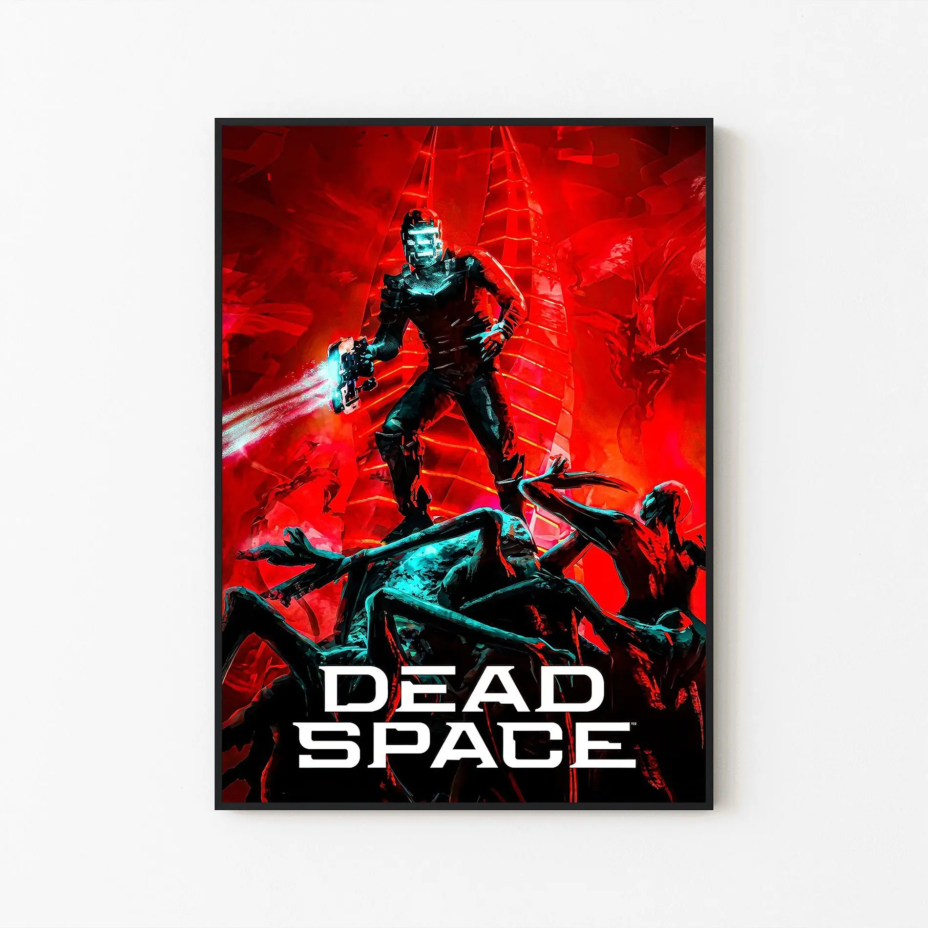 [Unframe] Dead Space Video Game Poster, Space Horror Gaming Wall Art, Futuristic Survival Decor, Cinematic Artwork Print, Gift for Gamers