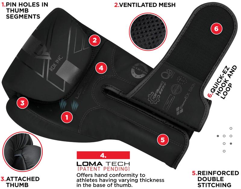 RDX Boxing Gloves, Pro Training Sparring Gloves