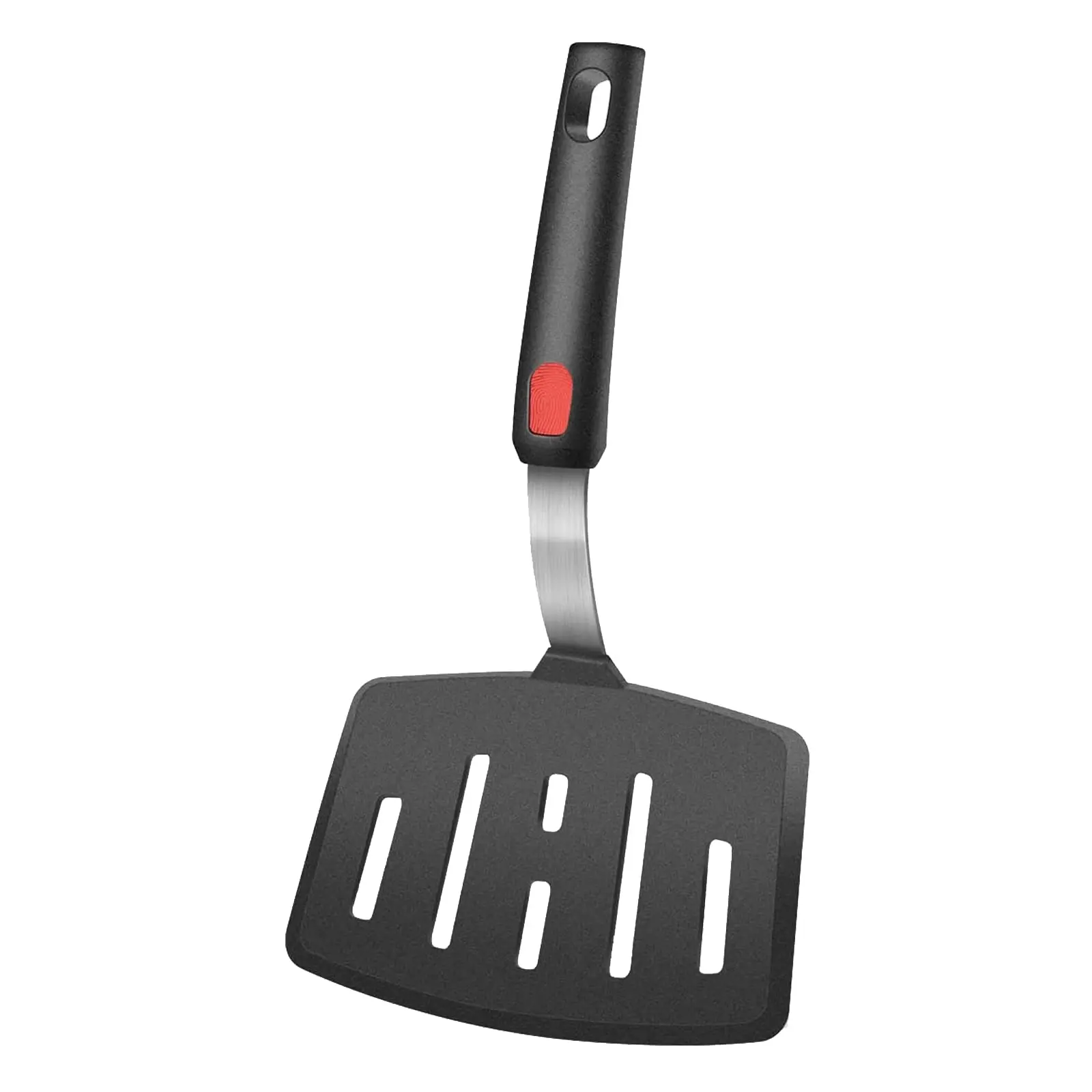 Silicone wide pancake spatula suitable for non-stick pans, omelette spatulas, heat-resistant kitchen silicone cutlery