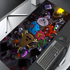 Cartoon Pattern Mouse Pad, Rectangle Gaming Mouse Pad, Non-slip Rubber Base Keyboard Mat for Home Office, Desk Decor, Mousepad
