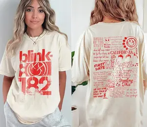 Blink 182 The World Tour 2023-2024 2Sides Shirt, Blink 182 Rock n' Roll T Shirt, Rock n' Roll Shirt, Blink 182 Shirt, Retro Shirt