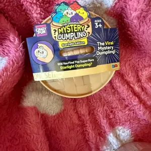 Rainbow Mystery Squishy Bun Series 3 Stress Relief Toy - Super Rare Glitter Dumpling - Bamboo Steamer Style Packaging - Viral Sensation -rms