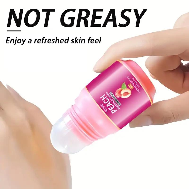 ROZINO Man Mint & Peach Deodorant Cream Long Lasting Protection 72 Hours Travel Friendly Compact Light Fragrance for Summer