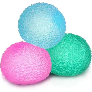 Soft Stress Relief Squeeze Ball – Quiet Squishy Fidget Toy for Kids & Adults, Random Color