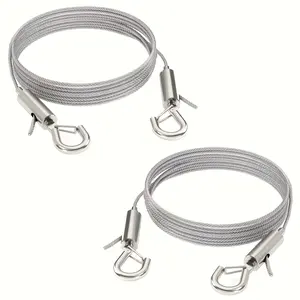 Adjustable Double Buckle Clothesline, 1-5m Hanging Strap, Practical Tie Rope for Camping, Travel, Outdoor Activities