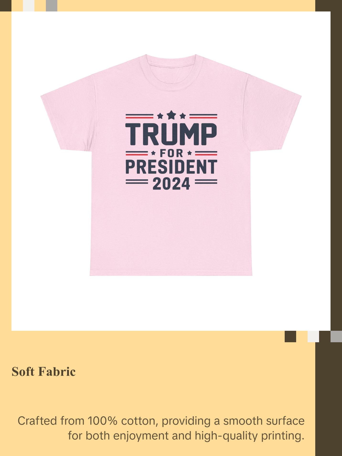 Trump for President - Unisex Heavy Cotton Tee