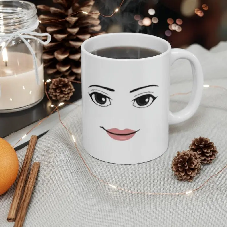 Funny Roblox Meme Mug (Both Faces) Ceramic Mug