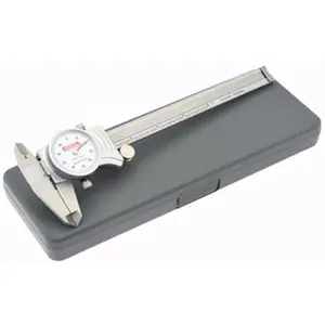 SPI Dial Caliper: 6'' Range, 0.001'' Graduation, 0.1'' per Revolution 1.56'' Jaw Length, White Face, 0.001'' Accuracy 12-041-0