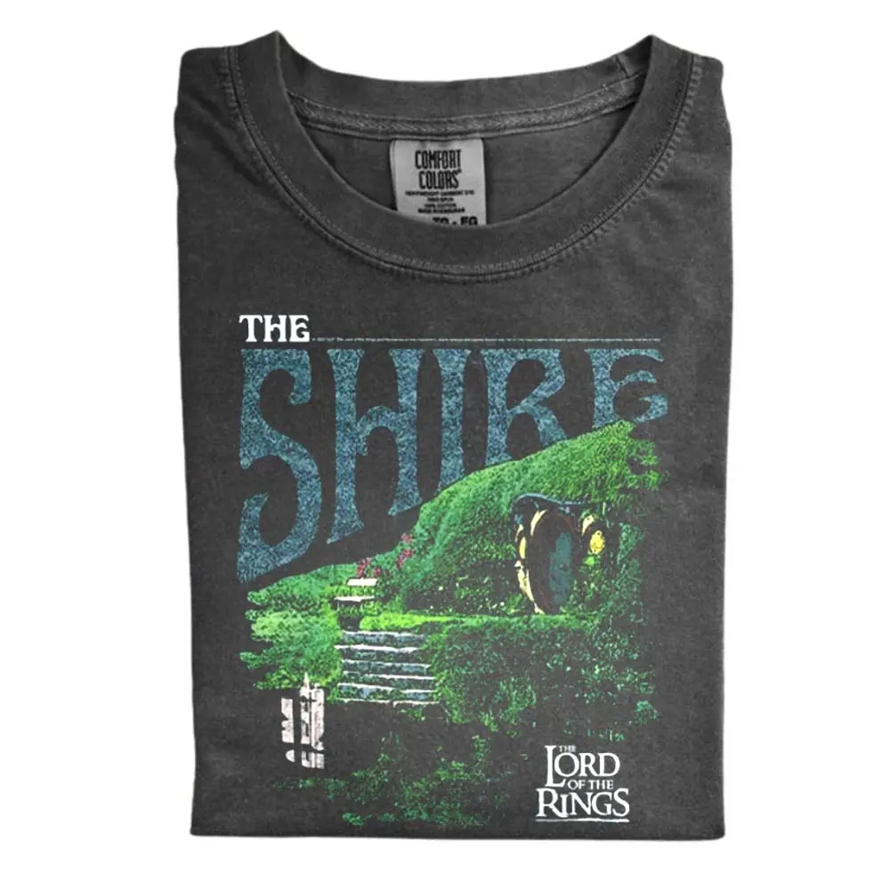 The Shire Lord Of The Ring Comfort Color, Lord Of The Power Shirt, Gamer Graphic T-shirt,  Gift for Men, Gift for Women, Crew Neck T-shirt, Trending T-shirt