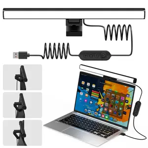 Computer Monitor Lamp, Adjustable Brightness LED Task Lamp, Color Temperature Control, Ideal for Reading and Laptops, Screen Light Care, Adjustable Lighting