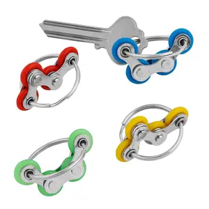 1 3/4" Bright Color Jump Ring Chain Focus Aid & Fidget Toys - 12 Pc.