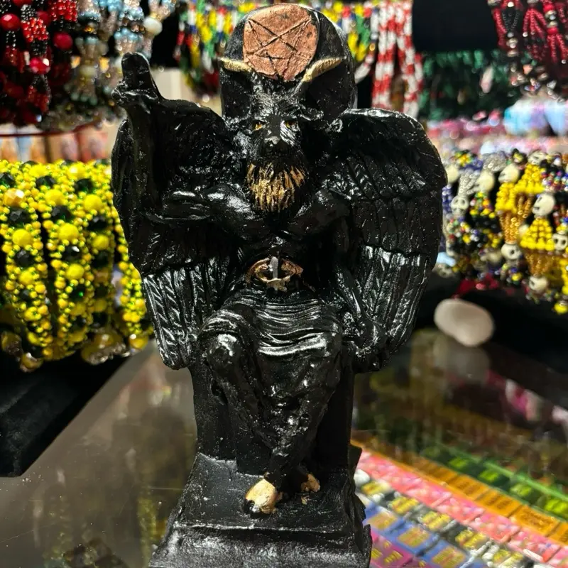 Small black Devil statue