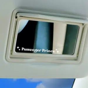 Passenger Prince Mirror Car Decal, Rear View Mirror Decal, Boyfriend Car Decal, Car Accessories, Passenger Prince Humor