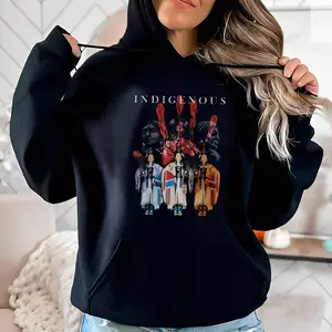 MMIW Native American Indigenous Red Hand Indian Blood Themed Unisex T-Shirt/Hoodie/Sweatshirt Clothes Fabric