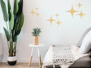 Four Point Star Stencil - Art and Wall Stencil