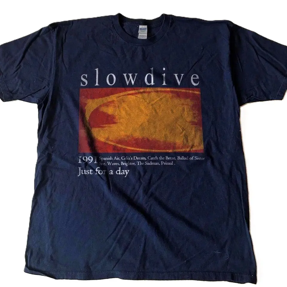 Slowdive band rock graphic short sleeve Shirt men women All Size Slowdive band rock graphic short sleeve Shirt men women All Size