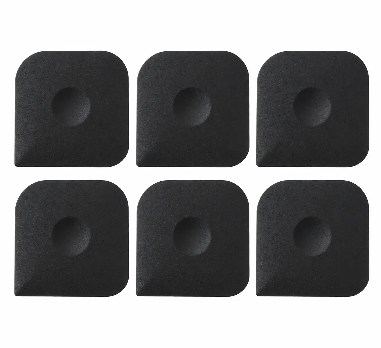 6 Pack Plastic Kitchen Scrapers for Pots, Pans and Dishes, Non-Scratch Cleaning Tools