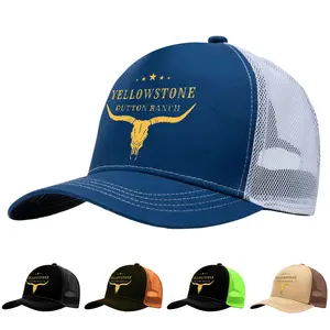 Yellowstone Dutton Ranch Trucker Hat For Men And Women, Adjustable Snapback Baseball Cap Breathable Performance Hat For Sports, Game Day, Casual Wear, Outdoor Activities, mens hat, womens hat, trucker hats
