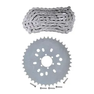 #415 40T Chain Sprocket with 415 110 Links Chain for Motorized Bicycle Bike Push Bike Engine Kit 49cc 50cc 60cc 66cc 80cc