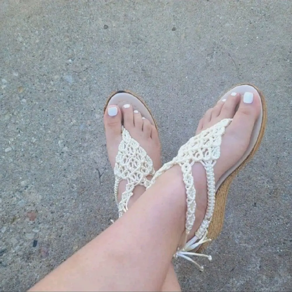 Handmade Crochet Sandals