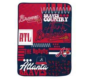 Pegasus Sports MLB Loco Check Cozy Oversized Blanket