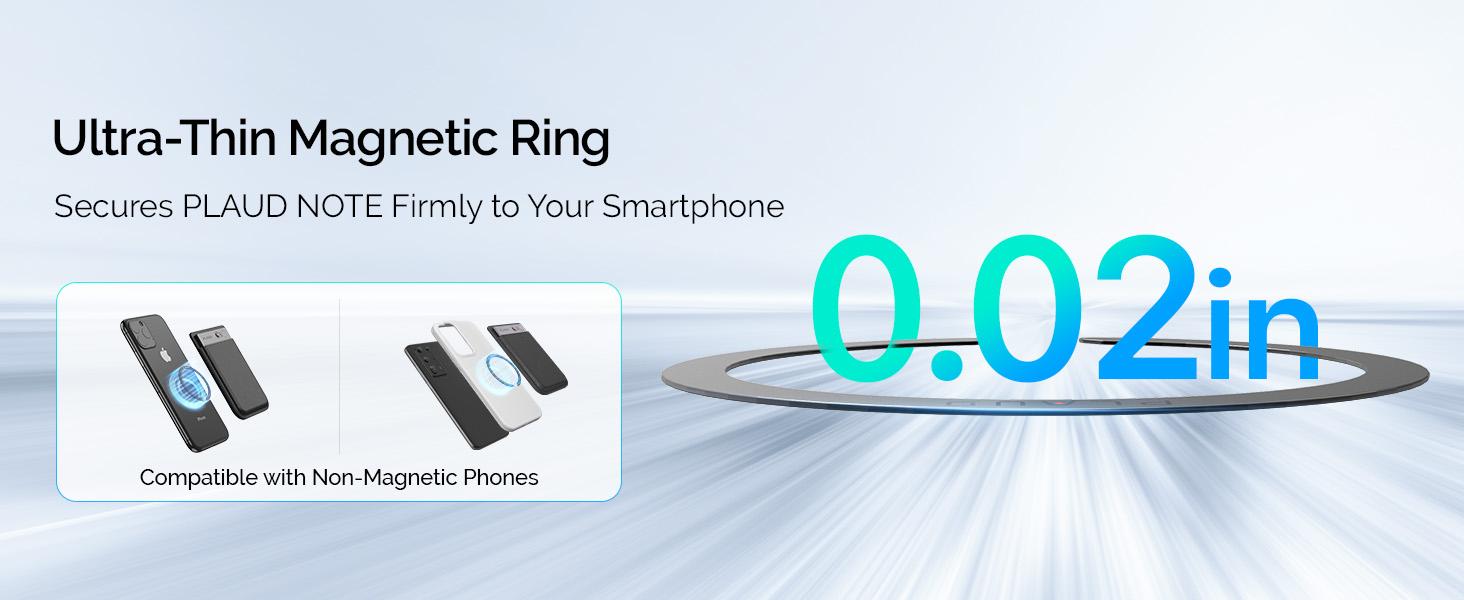 PLAUD Note Voice Recorder Accessory Kit Set, Includes 2FT Magnetic USB Charging Cable, Magnetic Ring, and USB Type-C Adapter, Compatible with PLAUD Note AI Recorder PLAUD Note Voice Recorder Accessory Kit Set, Includes 2FT Magnetic USB Charging Cable, Magnetic Ring, and USB Type-C Adapter, Compatible with PLAUD Note AI Recorder