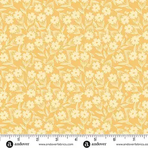 Petals and Stitches - Sunshine Blooms - Golden Yellow - 1569-Y