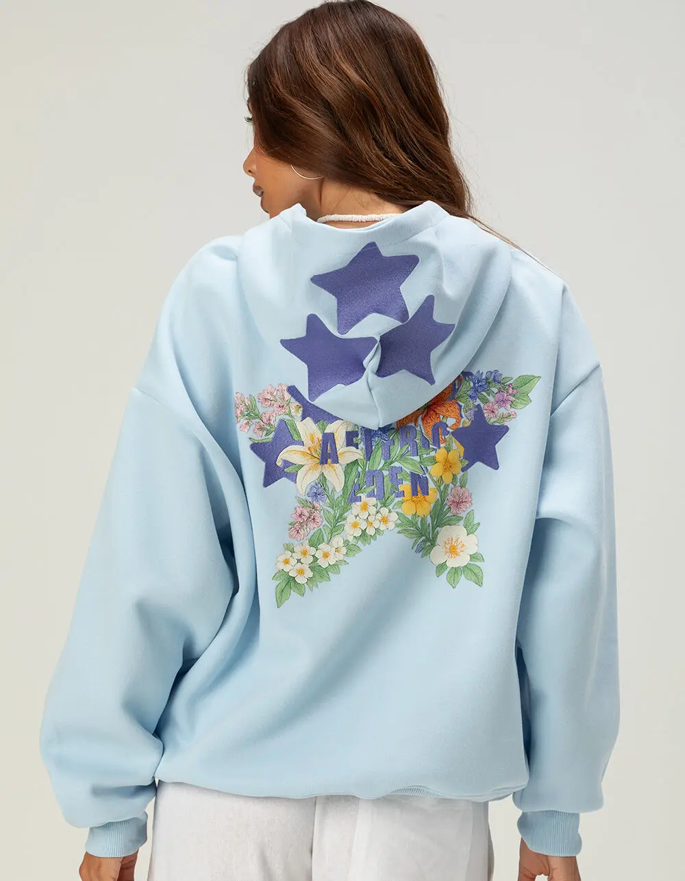 trendy flower hoodie - TikTok Shop